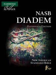 NASB DIADEM REFERENCE BIBLE BLACK CALF SPLIT