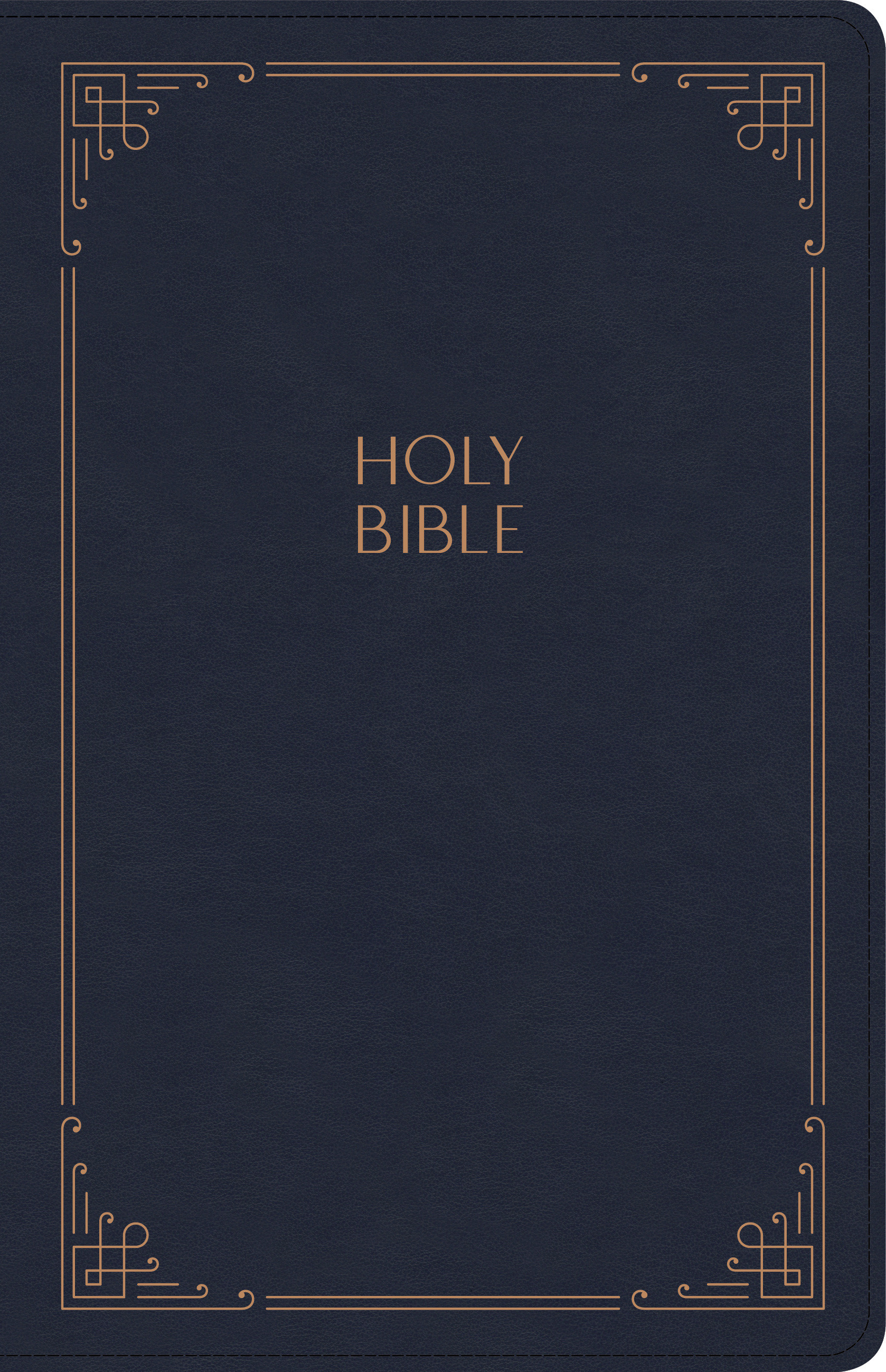 KJV LARGE PRINT REFERENCE BIBLE NAVY