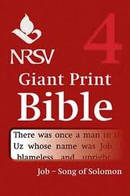 NRSV GIANT PRINT BIBLE VOLUME 4