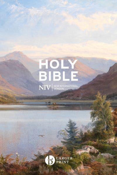 NIV LARGER PRINT GIFT BIBLE HB