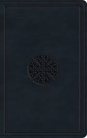 ESV LARGE PRINT VALUE THINLINE BIBLE NAVY