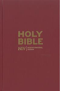 NIV POPULAR BIBLE BURGUNDY HB