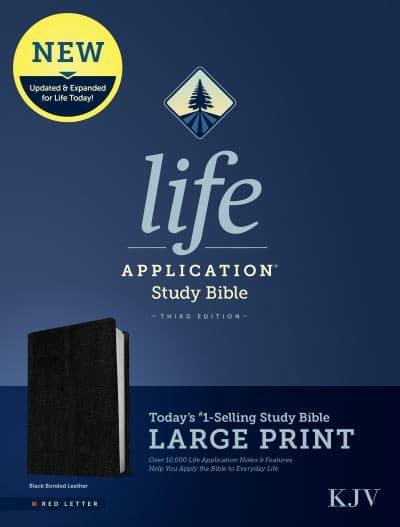 KJV LIFE APPLICATION STUDY BIBLE LARGE PRINT BLACK