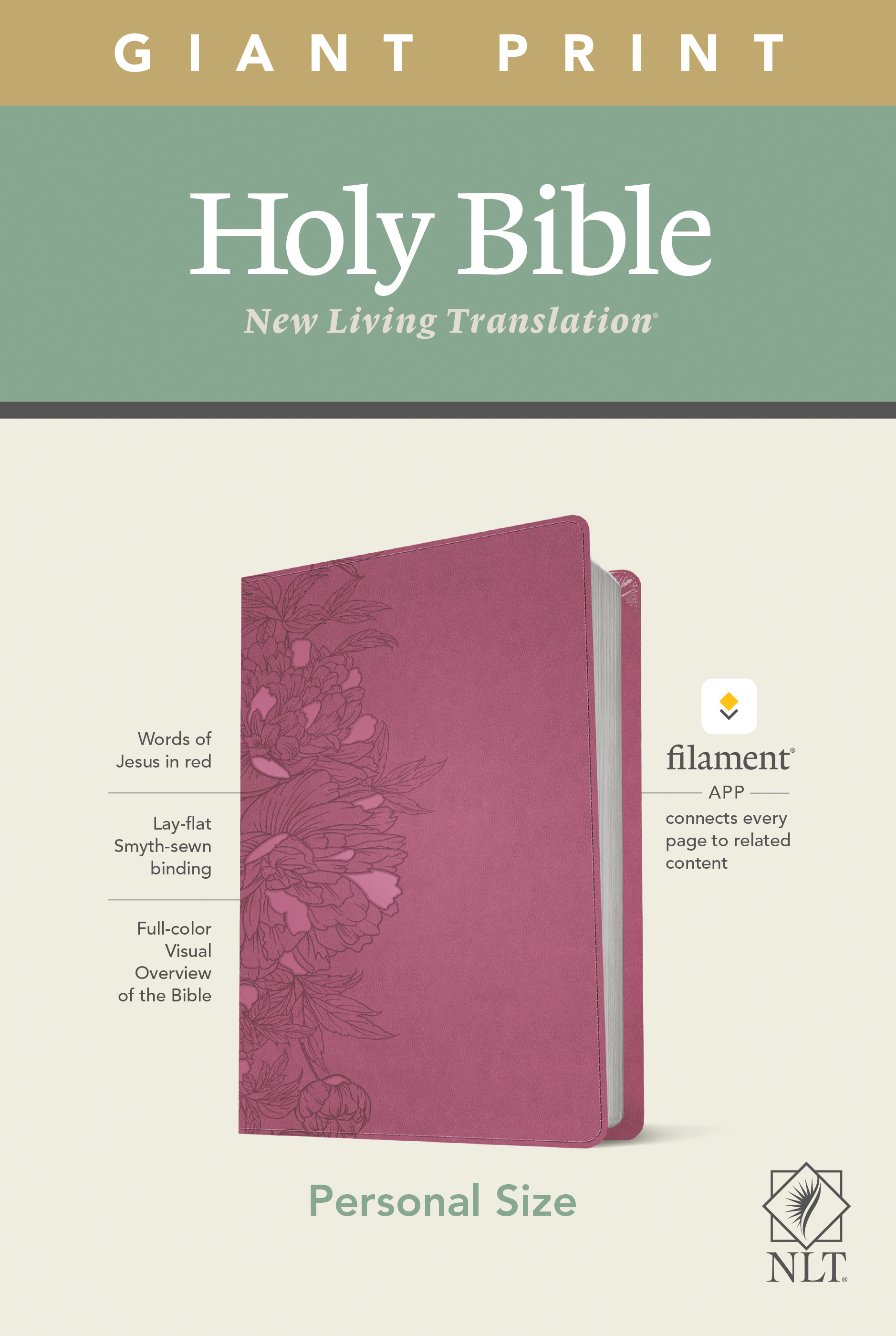 NLT PERSONAL SIZE GIANT PRINT BIBLE