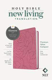 NLT PREMIUM VALUE COMPACT BIBLE PINK