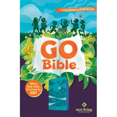 NLT GO BIBLE LEATHERLIKE TEAL OCEAN