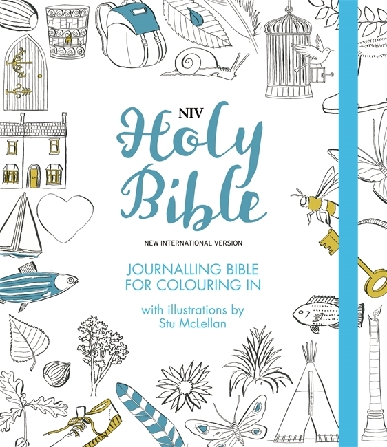 NIV JOURNALLING BIBLE COLOURING IN HB