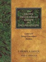 BROWN - DRIVER - BRIGGS HEBREW ENGLISH LEXICON