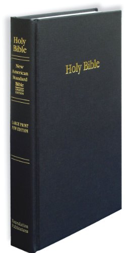 NASB LARGE PRINT PEW BIBLE