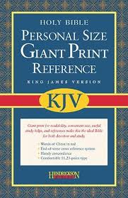 KJV PERSONAL SIZE GIANT PRINT REFERENCE BIBLE