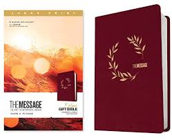 MESSAGE DELUXE GIFT BIBLE LARGE PRINT