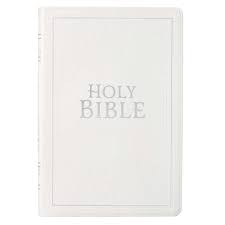 KJV LARGE PRINT THINLINE BIBLE WHITE