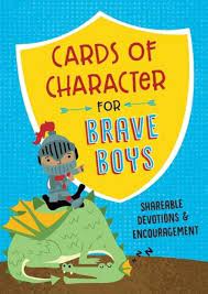 CARDS OF CHARACTER FOR BRAVE BOYS