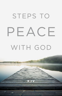 STEPS TO PEACE WITH GOD TRACT KJV PACK OF 25