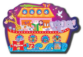 NOAHS ARK 72 PIECE BIBLE JIGSAW