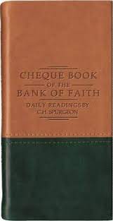 CHEQUE BOOK OF THE BANK OF FAITH TAN GREEN