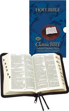 KJV CLASSIC REFERENCE BIBLE THUMB INDEX AND ZIP