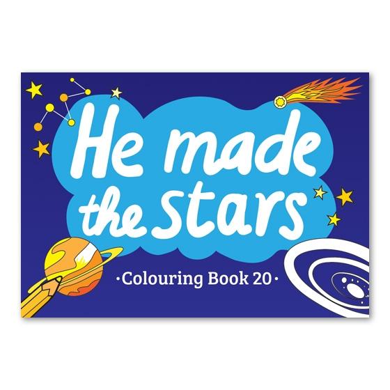 HE MADE THE STARS COLOURING BOOK