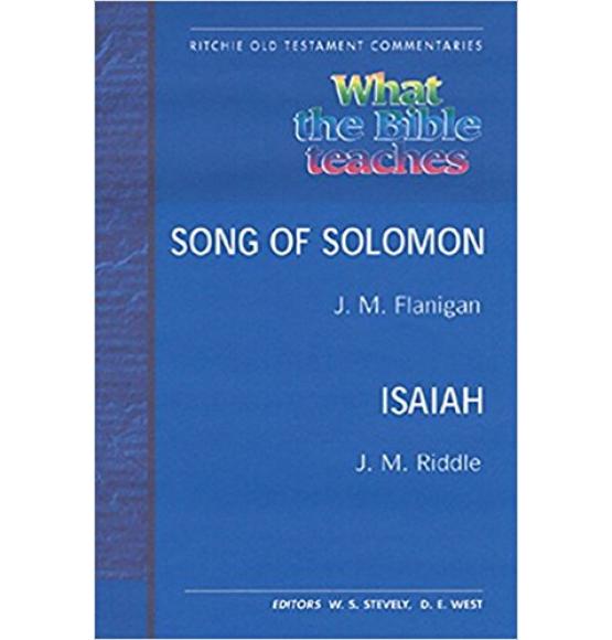 SONG OF SOLOMON AND ISAIAH