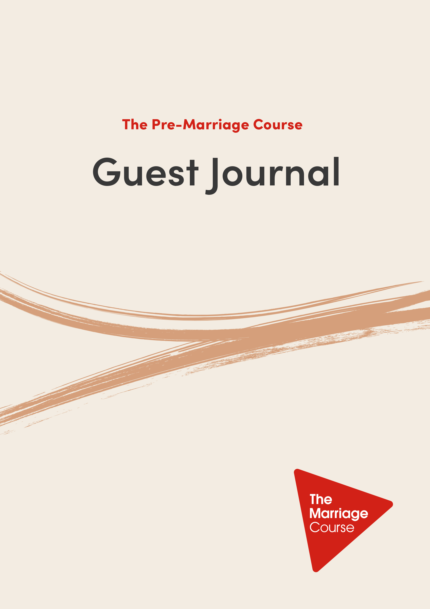 THE PRE-MARRIAGE COURSE GUEST JOURNAL