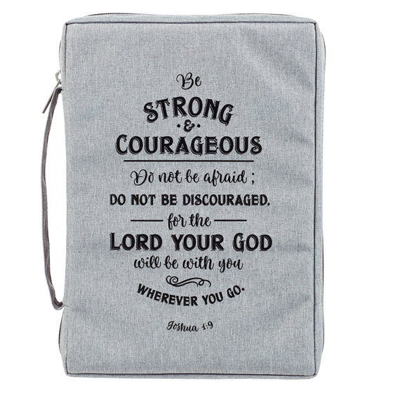 COURAGEOUS GREY BIBLE CASE