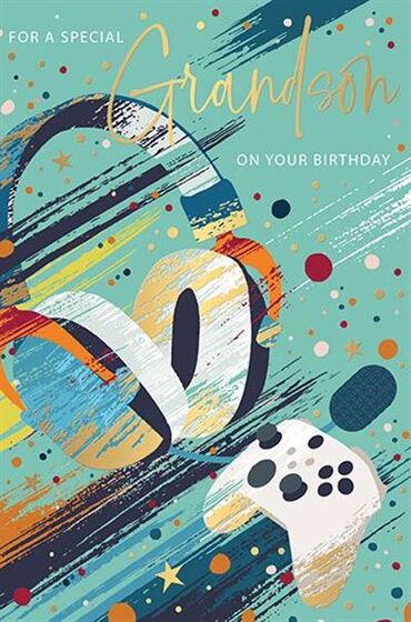 GRANDSON BIRTHDAY CARD