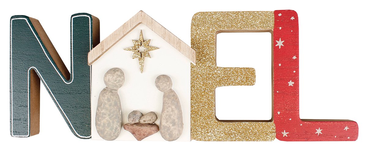 NOEL WOODEN PLAQUE