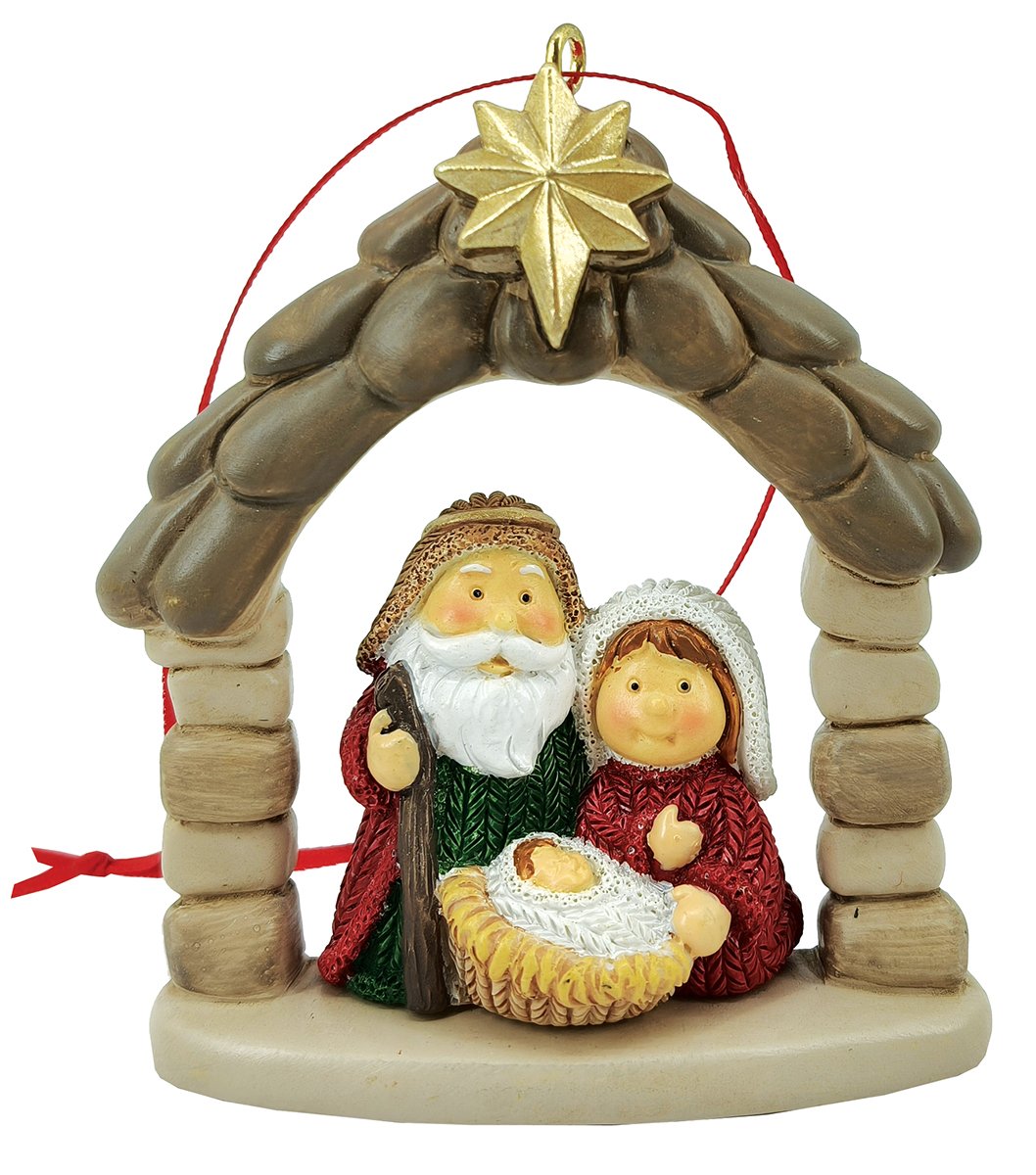 RESIN HANGING NATIVITY