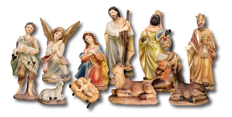RESIN NATIVITY SET