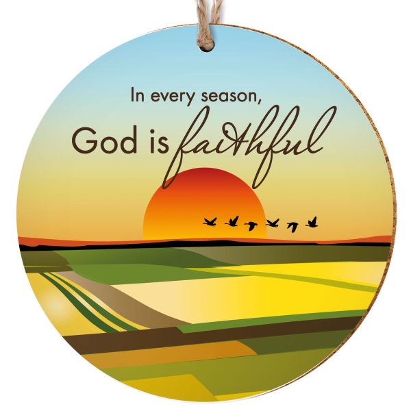 GOD IS FAITHFUL HANGING DECORATION 