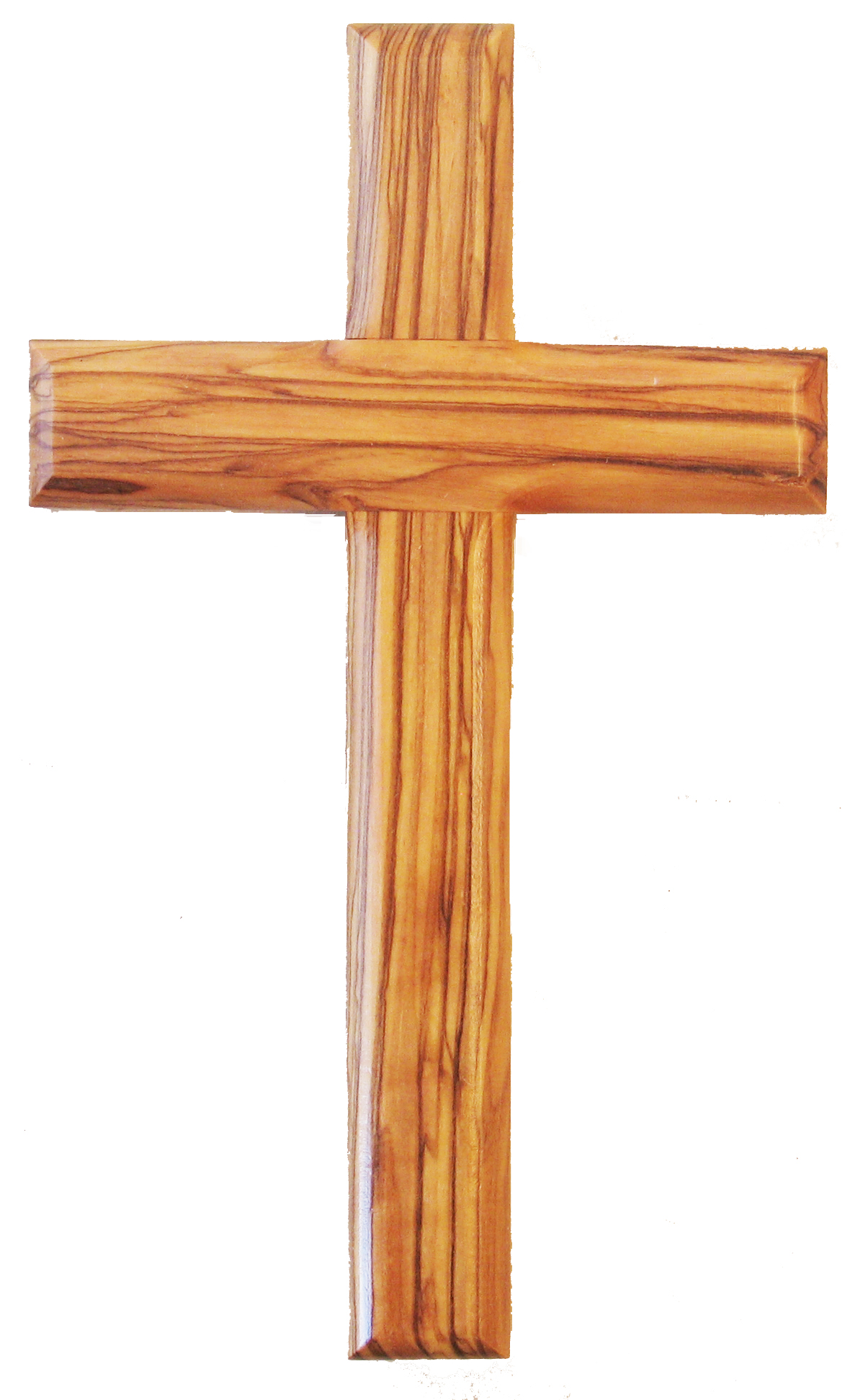 HANGING CROSS 15CM OLIVE WOOD