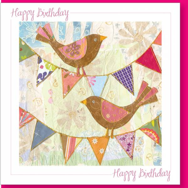 BIRTHDAY BIRDS GREETING CARD