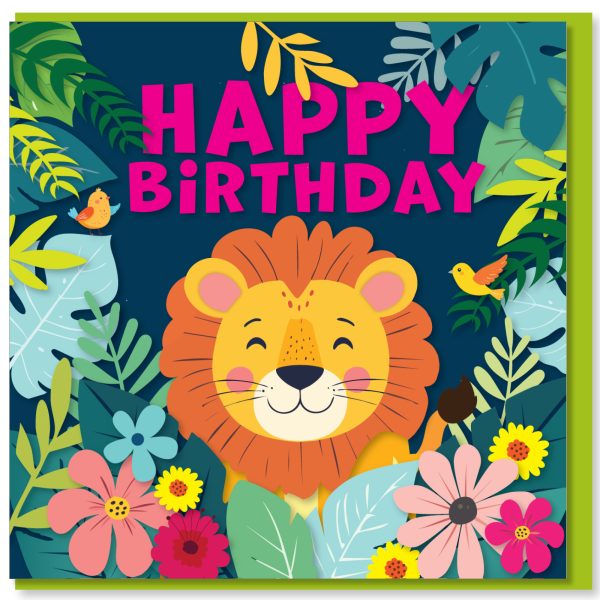 JUNGLE BIRTHDAY CARD