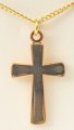 LARGE GOLD CROSS PENDANT