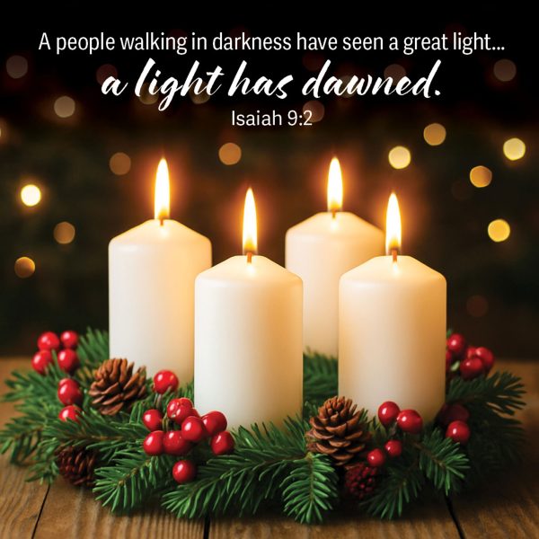 A LIGHT HAS DAWNED CHRISTMAS CARD PACK OF 10 
