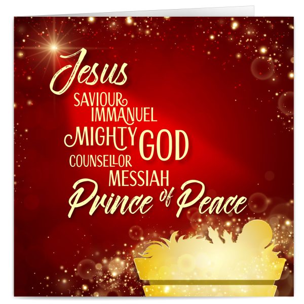 SAVIOUR CHRISTMAS CARD PACK OF 10 