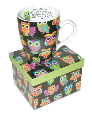 OWL COLLECTION JOB 8:21 MUG