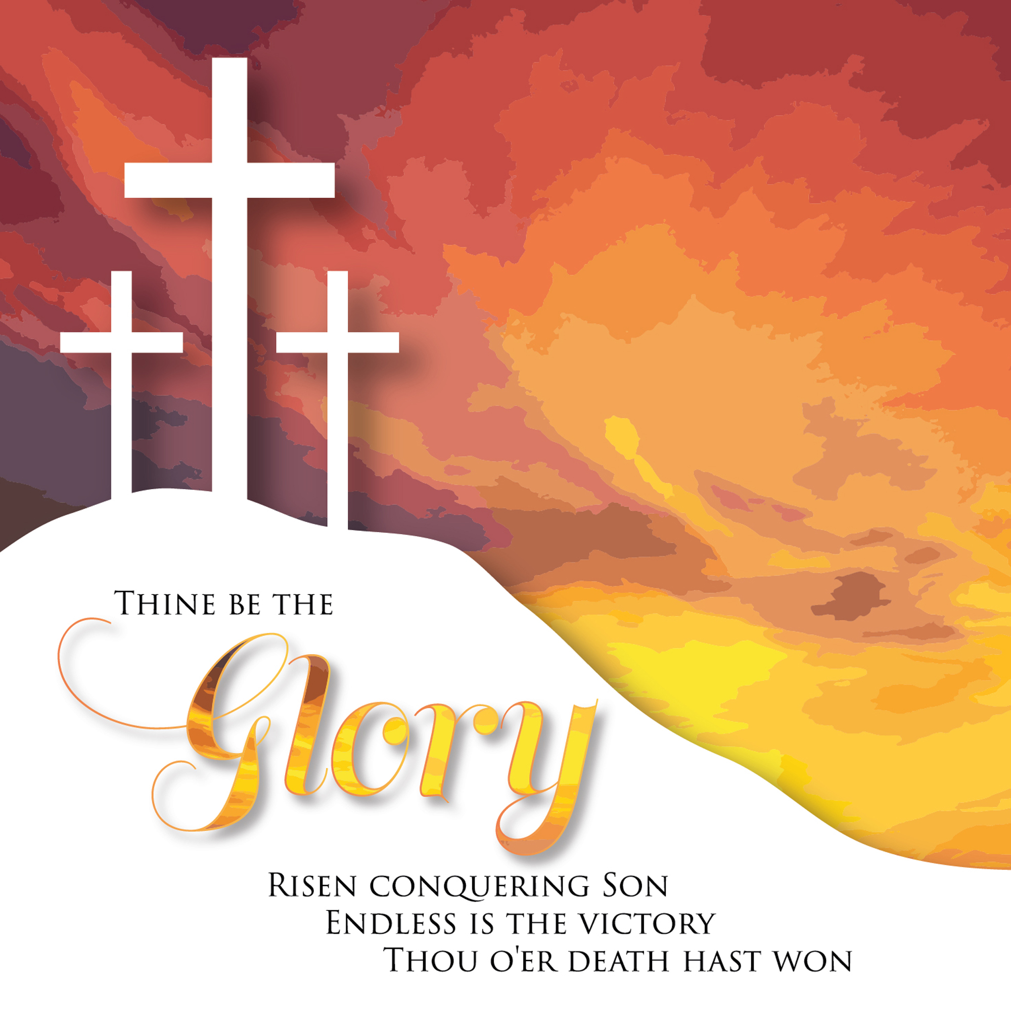 THINE BE THE GLORY EASTER CARD PACK OF 5