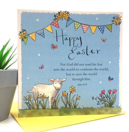 SPRING LAMB EASTER CARDS PACK OF 5
