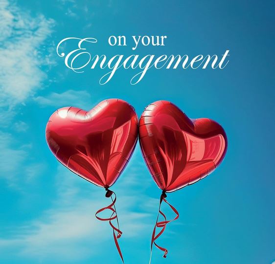 ON YOUR ENGAGEMENT GREETING CARD