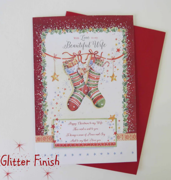WIFE CHRISTMAS CARD