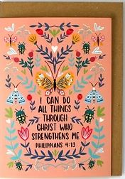 I CAN DO ALL THINGS CARD
