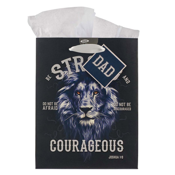 COURAGEOUS DAD MEDIUM GIFT BAG