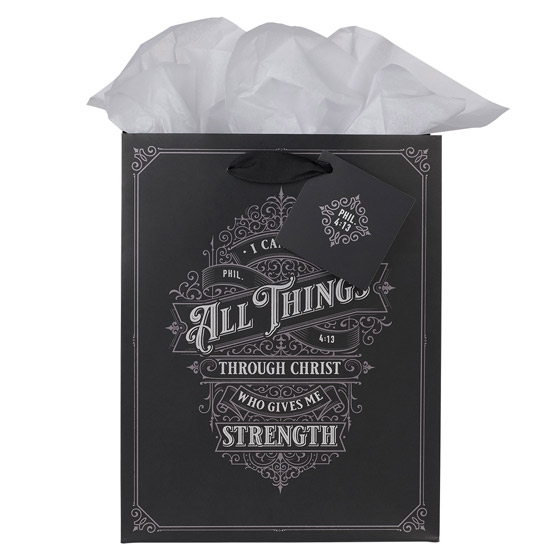 PHILIPPIANS 4:13 MEDIUM GIFT BAG