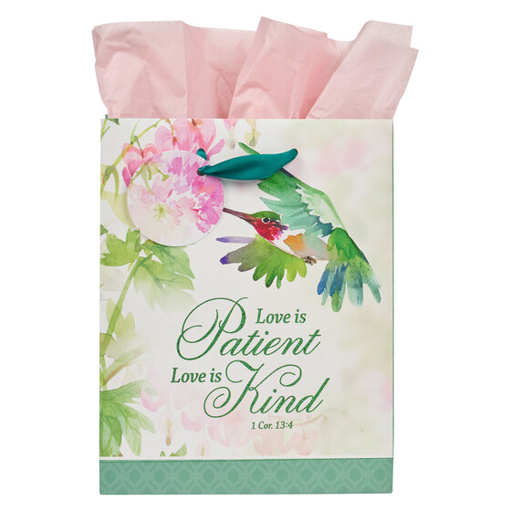 LOVE IS PATIENT MEDIUM GIFT BAG