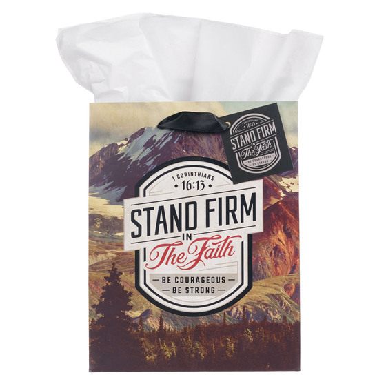 STAND FIRM MEDIUM GIFT BAG