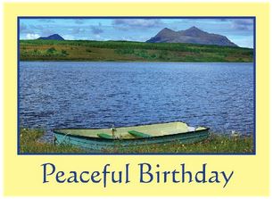 PEACEFUL BIRTHDAY GREETINGS CARD