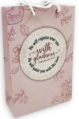 HE WILL REJOICE OVER YOU - ZEPHANIAH 3:17 GIFT BAG
