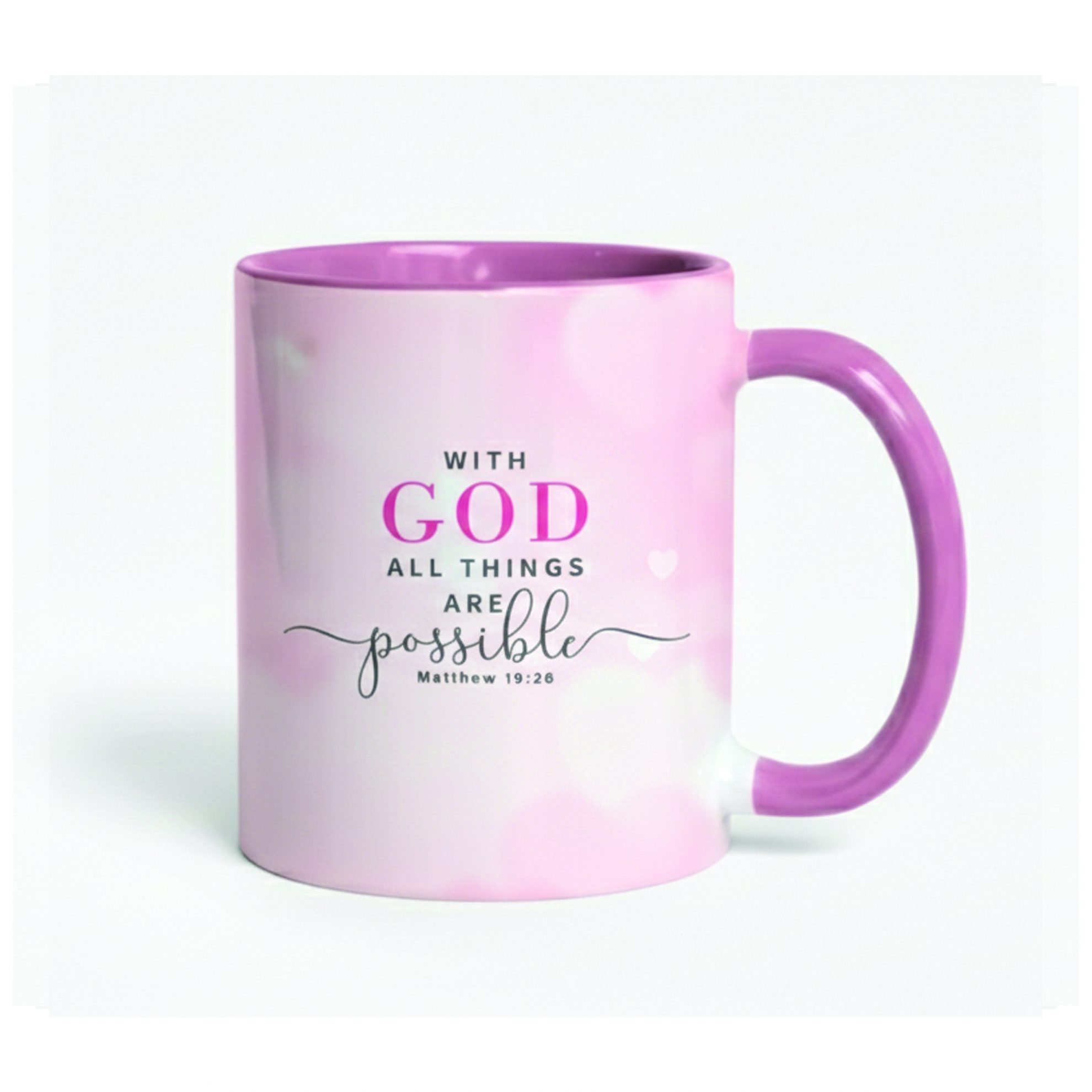 WITH GOD ALL THINGS ARE POSSIBLE MUG