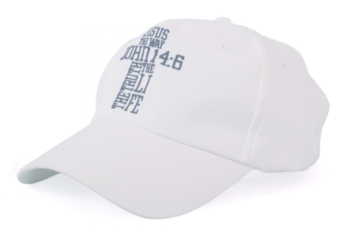 SCRIPTURE CAP JESUS THE WAY THE TRUTH THE LIFE